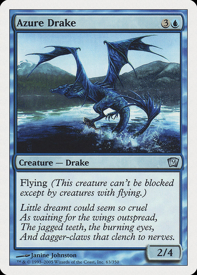 Magic | Azure Drake [Ninth Edition] | The Nerd Merchant
