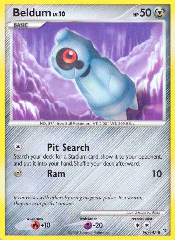 Pokemon | Beldum (90/147) [Platinum: Supreme Victors] | The Nerd Merchant