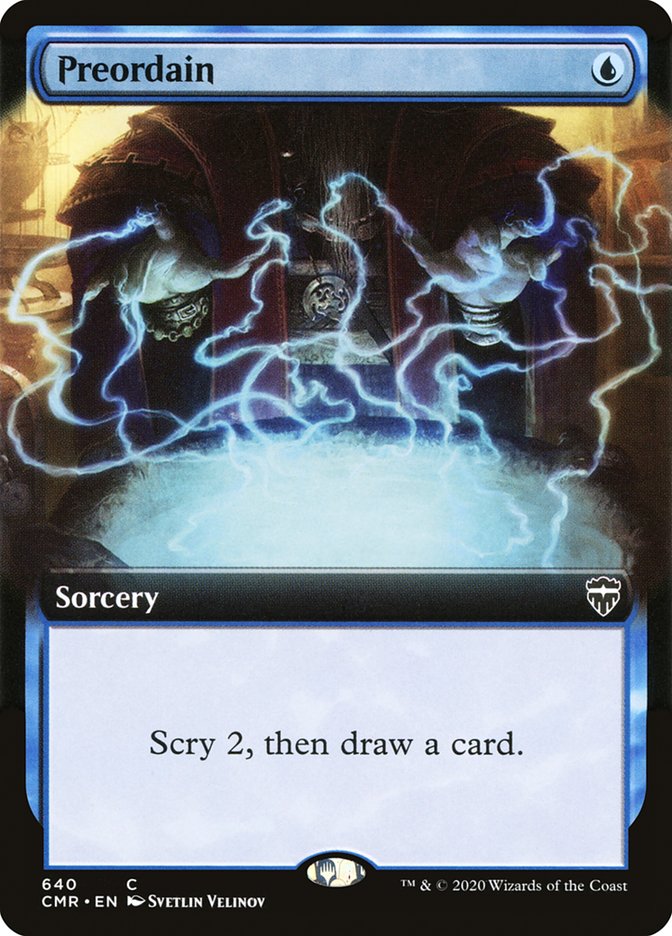 Magic | Preordain (Extended Art) [Commander Legends] | The Nerd Merchant