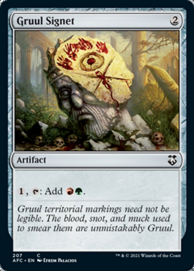 Magic | Gruul Signet [Dungeons & Dragons: Adventures in the Forgotten Realms Commander] | The Nerd Merchant