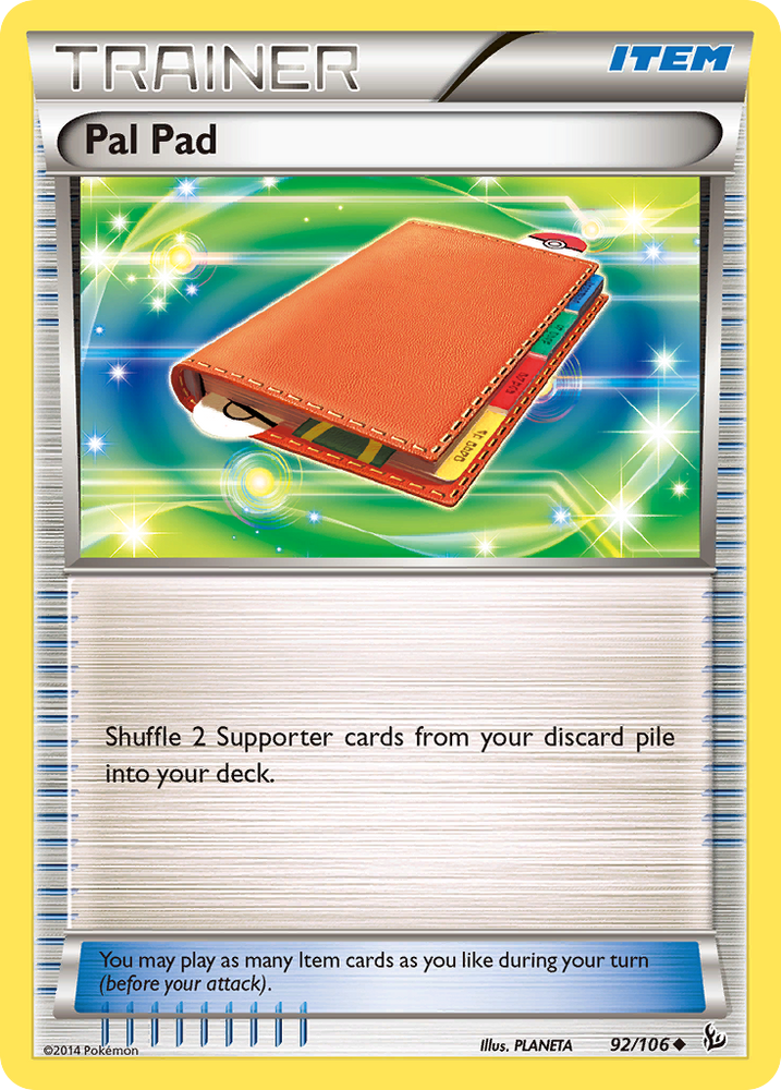 Pokemon | Pal Pad (92/106) [XY: Flashfire] | The Nerd Merchant
