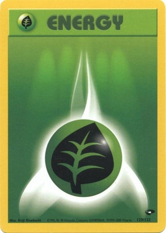 Pokemon | Grass Energy (129/132) [Gym Challenge Unlimited] | The Nerd Merchant