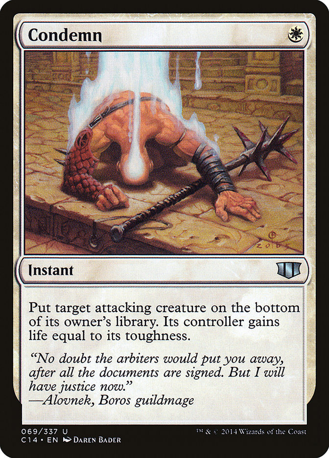 Magic | Condemn [Commander 2014] | The Nerd Merchant