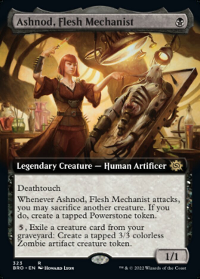 Magic | Ashnod, Flesh Mechanist (Extended Art) [The Brothers' War] | The Nerd Merchant