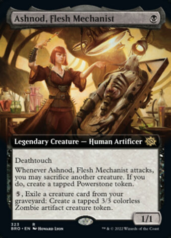 Magic | Ashnod, Flesh Mechanist (Extended Art) [The Brothers' War] | The Nerd Merchant