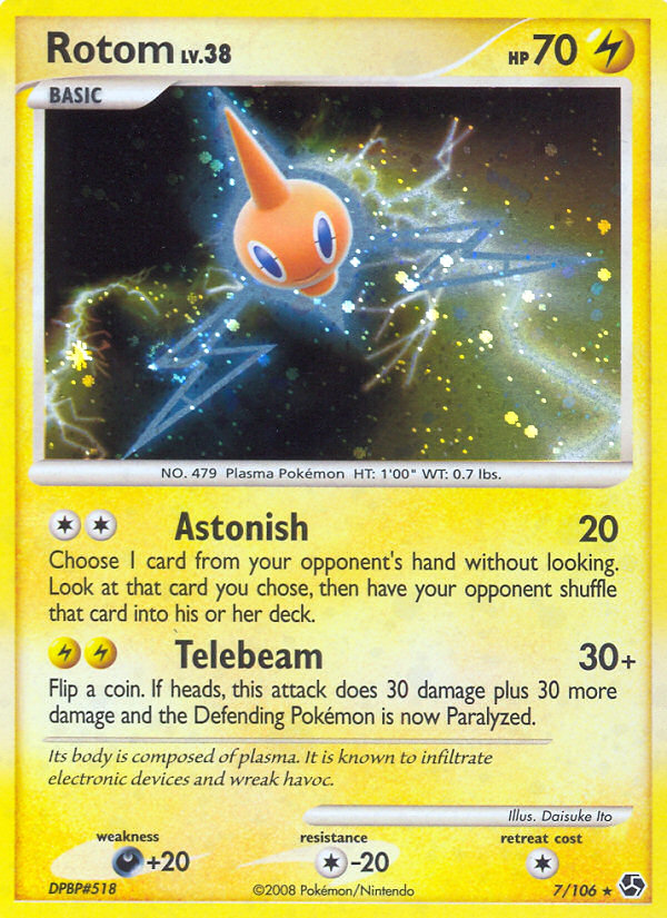 Pokemon | Rotom (7/106) [Diamond & Pearl: Great Encounters] | The Nerd Merchant