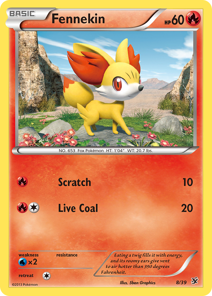 Pokemon| Fennekin (8/39) [XY: Kalos Starter Set] | The Nerd Merchant
