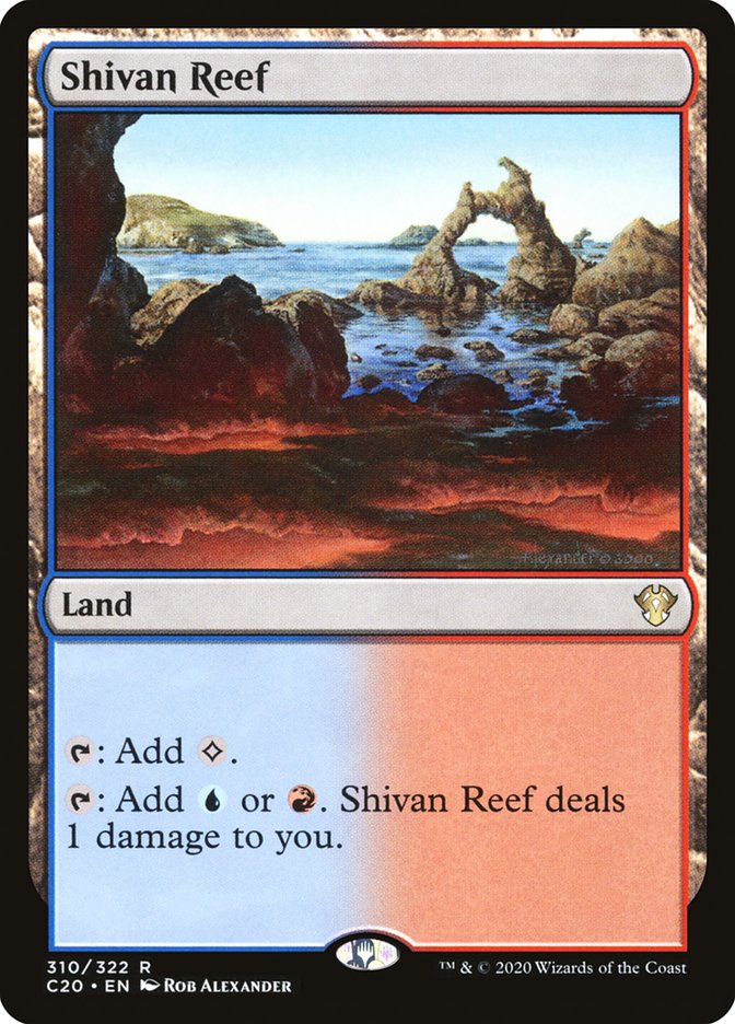 Magic | Shivan Reef [Commander 2020] | The Nerd Merchant