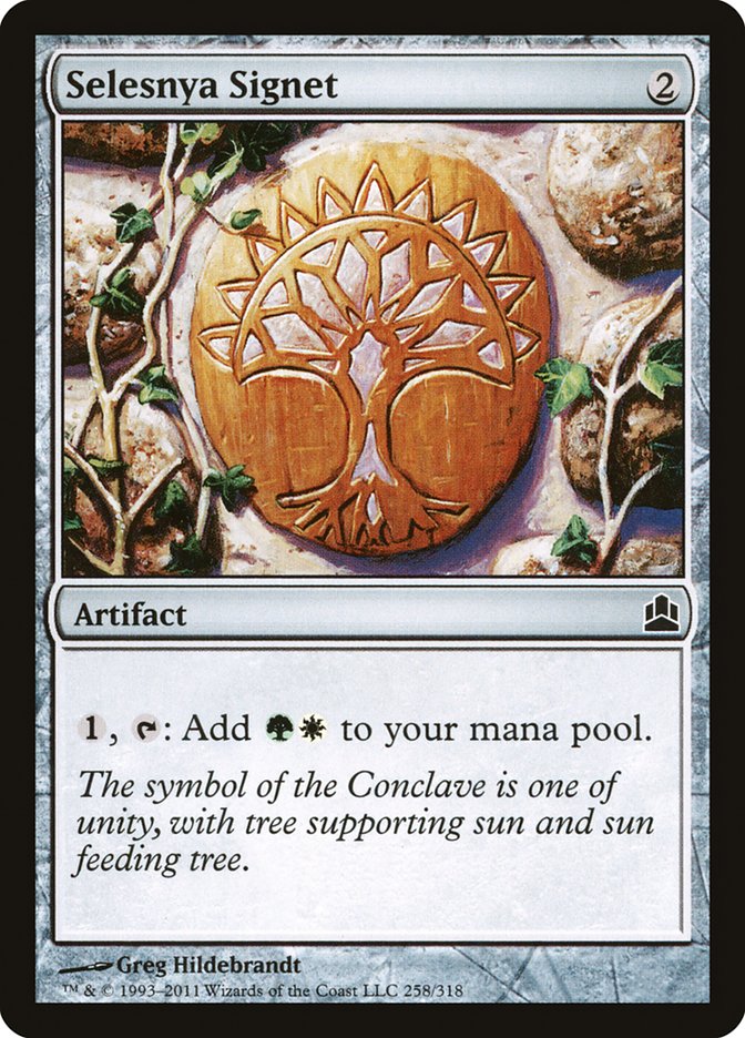Magic | Selesnya Signet [Commander 2011] | The Nerd Merchant