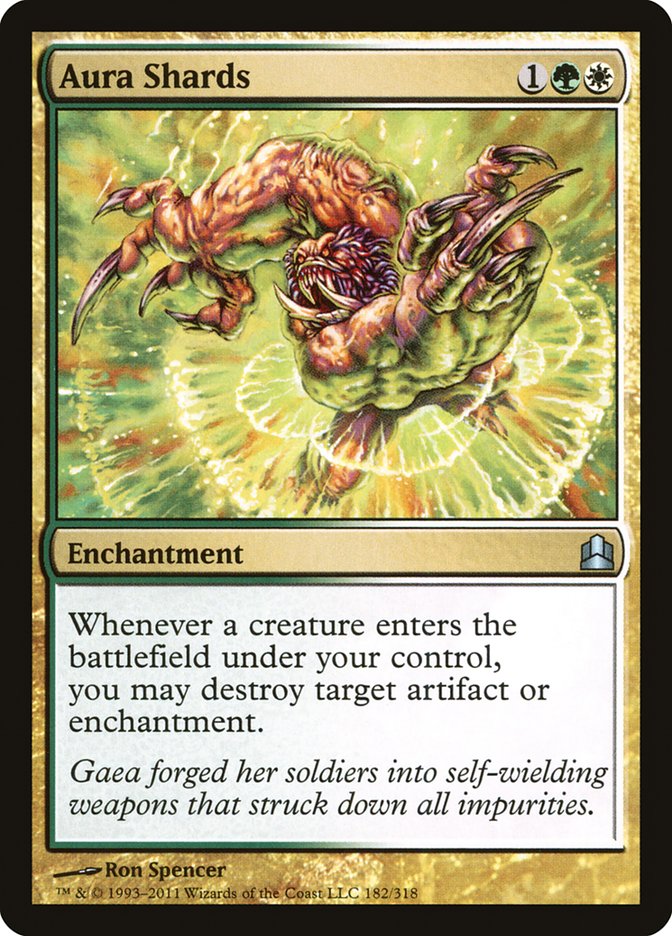 Magic | Aura Shards [Commander 2011] | The Nerd Merchant