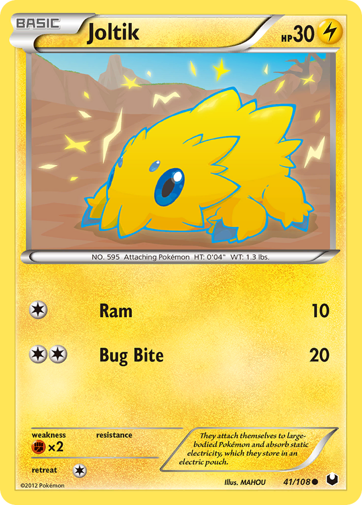 Pokemon | Joltik (41/108) [Black & White: Dark Explorers] | The Nerd Merchant