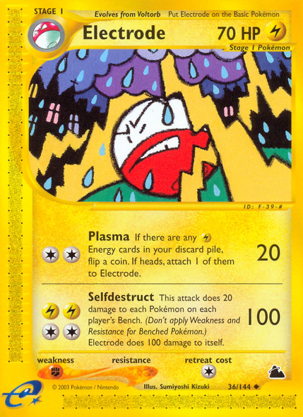 Pokemon | Electrode (36/144) [Skyridge] | The Nerd Merchant