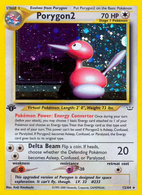Pokemon | Porygon2 (12/64) [Neo Revelation 1st Edition] | The Nerd Merchant