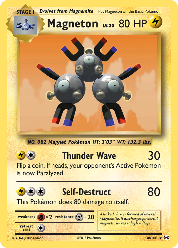 Pokemon | Magneton (38/108) [XY: Evolutions] | The Nerd Merchant