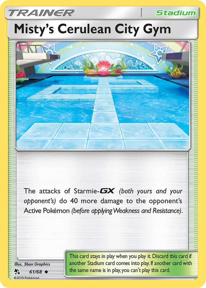 Pokemon | Misty's Cerulean City Gym (61/68) [Sun & Moon: Hidden Fates] | The Nerd Merchant