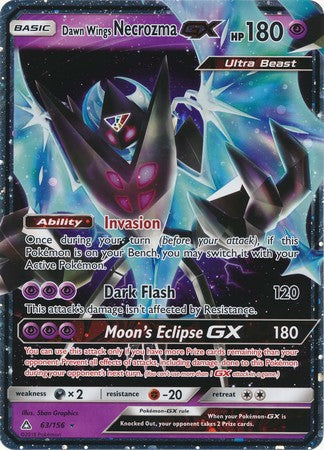 Pokemon | Dawn Wings Necrozma GX (63/156) (Jumbo Card) [Sun & Moon: Ultra Prism] | The Nerd Merchant