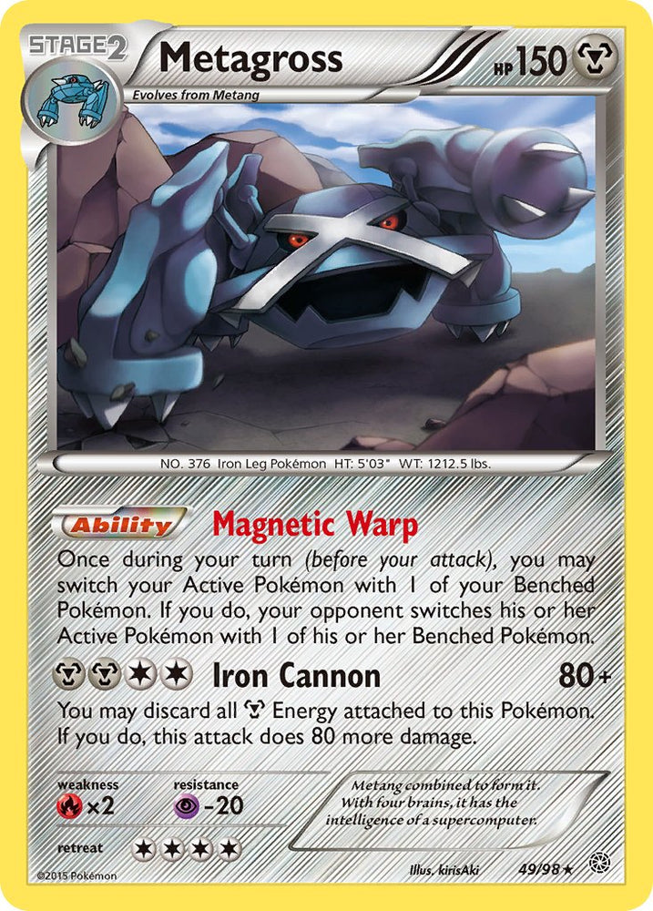 Pokemon | Metagross (49/98) (Theme Deck Exclusive) [XY: Ancient Origins] | The Nerd Merchant