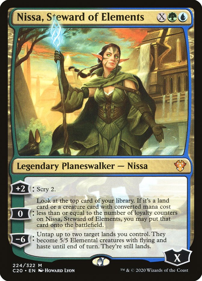 Magic | Nissa, Steward of Elements [Commander 2020] | The Nerd Merchant