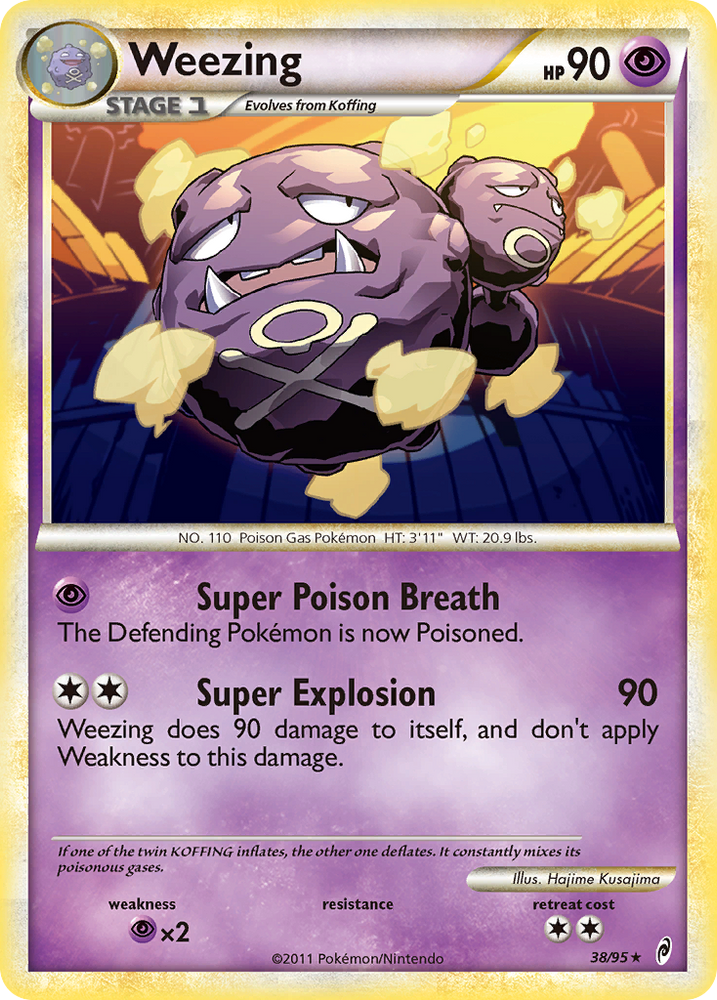 Pokemon | Weezing (38/95) [HeartGold & SoulSilver: Call of Legends] | The Nerd Merchant