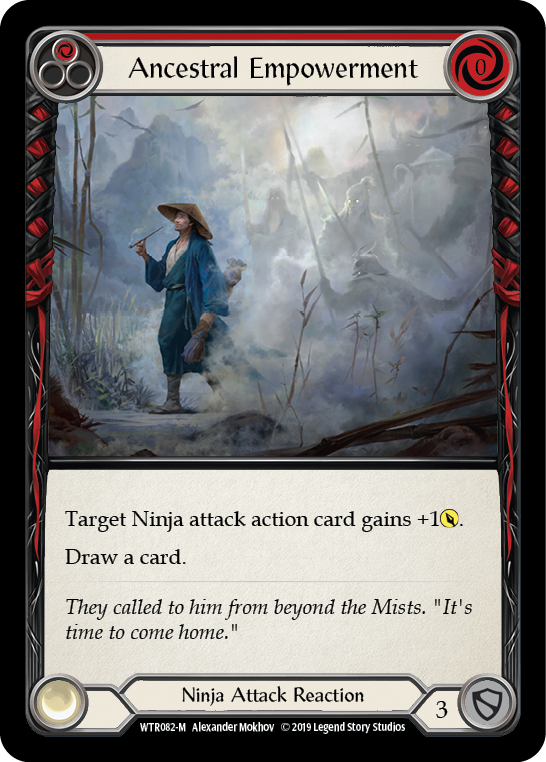 Flesh and Blood TCG | Ancestral Empowerment [WTR082-M] (Welcome to Rathe)  Alpha Print Rainbow Foil | The Nerd Merchant