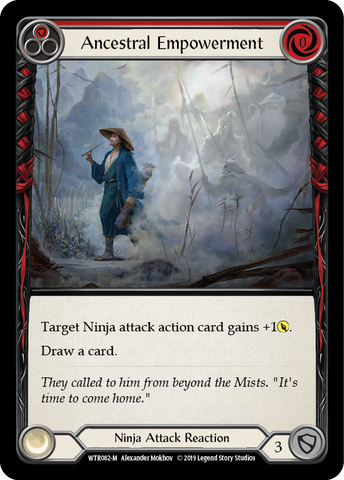 Flesh and Blood TCG | Ancestral Empowerment [WTR082-M] (Welcome to Rathe)  Alpha Print Rainbow Foil | The Nerd Merchant