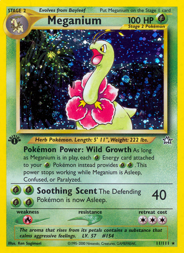 Pokemon | Meganium (11/111) [Neo Genesis 1st Edition] | The Nerd Merchant
