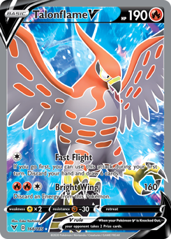 Pokemon | Talonflame V (168/185) [Sword & Shield: Vivid Voltage] | The Nerd Merchant