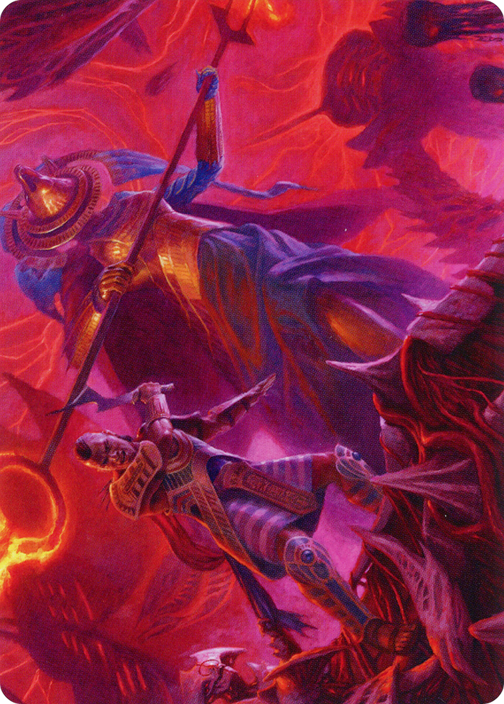 Magic | Djeru and Hazoret Art Card [March of the Machine Art Series] | The Nerd Merchant