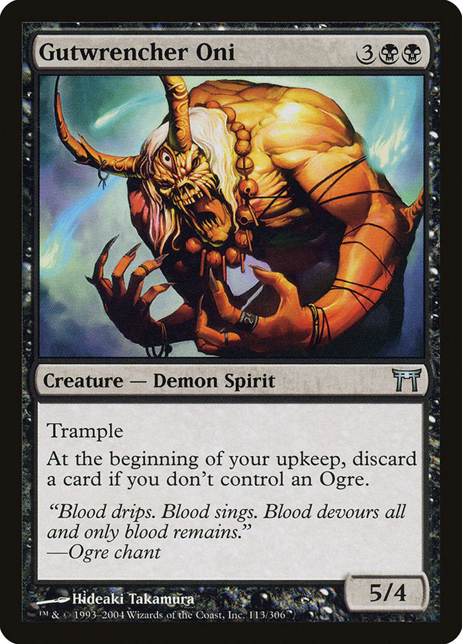 Magic | Gutwrencher Oni [Champions of Kamigawa] | The Nerd Merchant