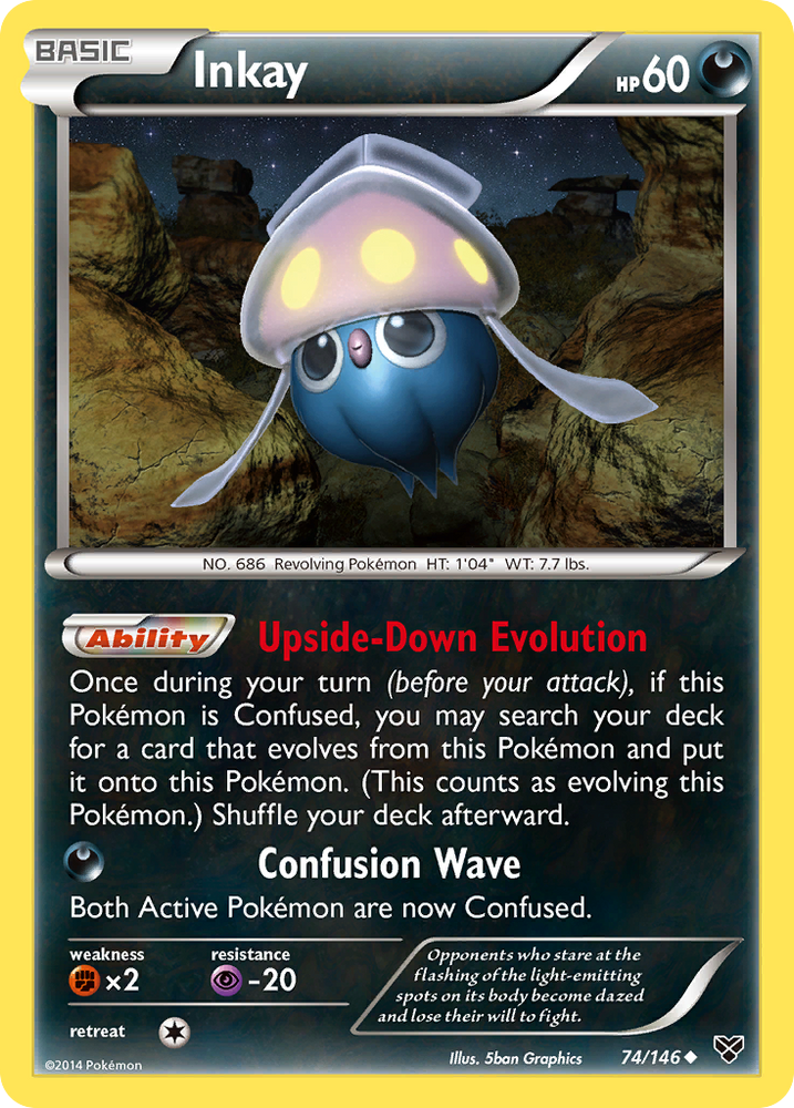 Pokemon | Inkay (74/146) [XY: Base Set] | The Nerd Merchant