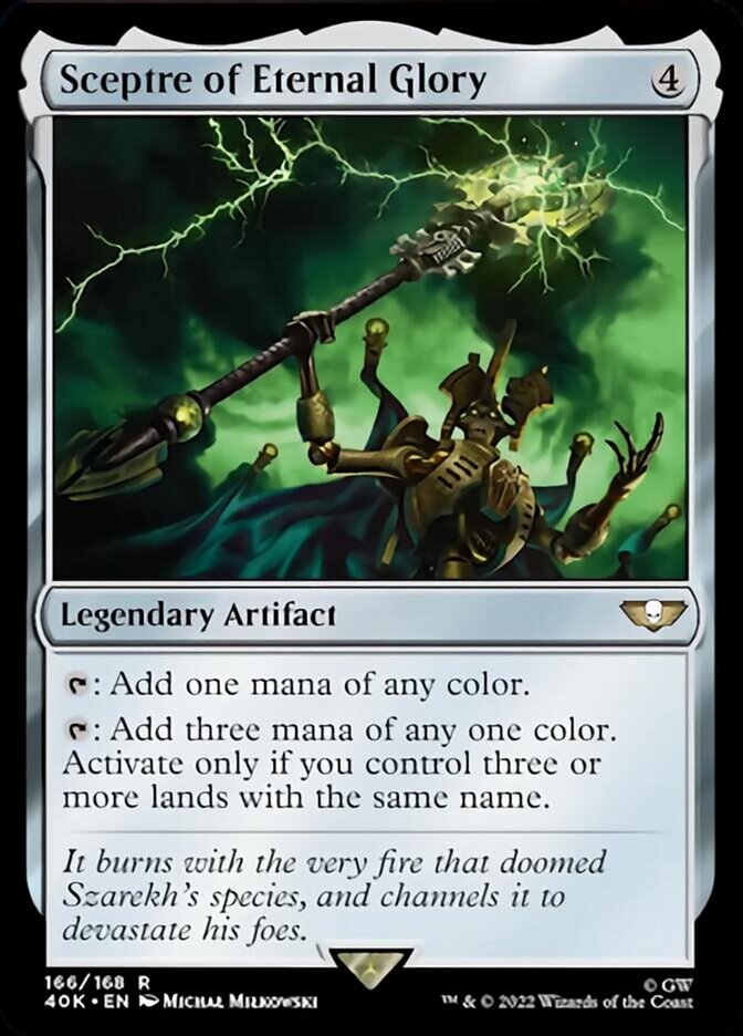 Magic | Sceptre of Eternal Glory (Surge Foil) [Warhammer 40,000] | The Nerd Merchant