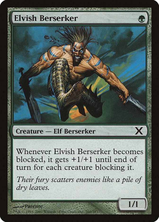 Magic | Elvish Berserker [Tenth Edition] | The Nerd Merchant