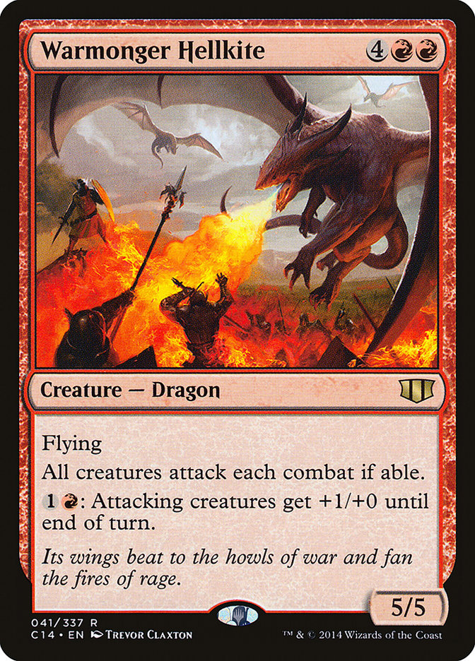 Magic | Warmonger Hellkite [Commander 2014] | The Nerd Merchant