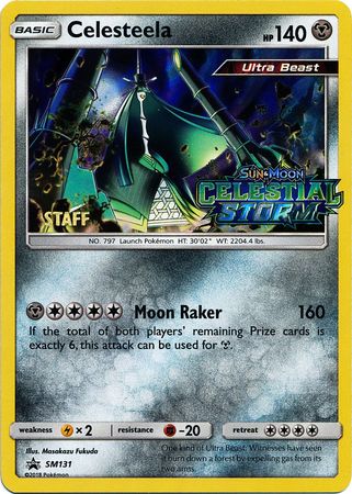 Pokemon | Celesteela (SM131) (Staff Prerelease Promo) [Sun & Moon: Black Star Promos] | The Nerd Merchant