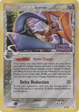 Pokemon | Deoxys (4/110) (Delta Species) (Stamped) [EX: Holon Phantoms] | The Nerd Merchant