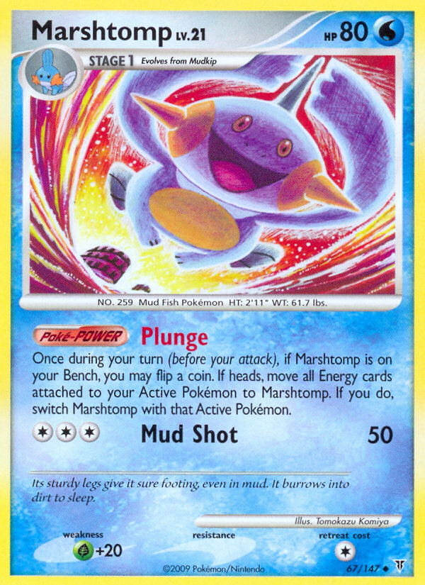 Pokemon | Marshtomp (67/147) [Platinum: Supreme Victors] | The Nerd Merchant