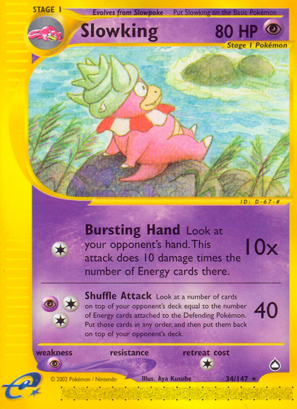 Pokemon | Slowking (34/147) [Aquapolis] | The Nerd Merchant