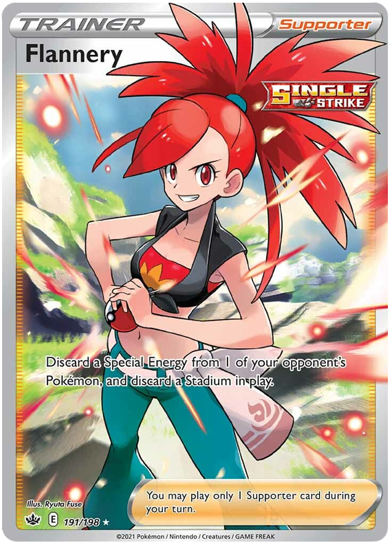 Pokemon | Flannery (191/198) [Sword & Shield: Chilling Reign] | The Nerd Merchant