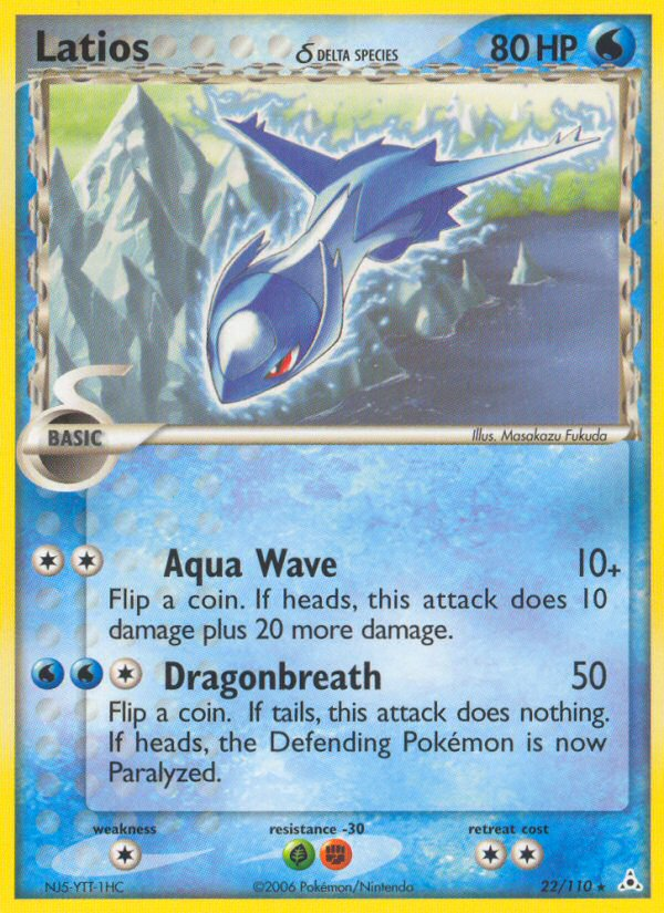 Pokemon | Latios (22/110) (Delta Species) [EX: Holon Phantoms] | The Nerd Merchant
