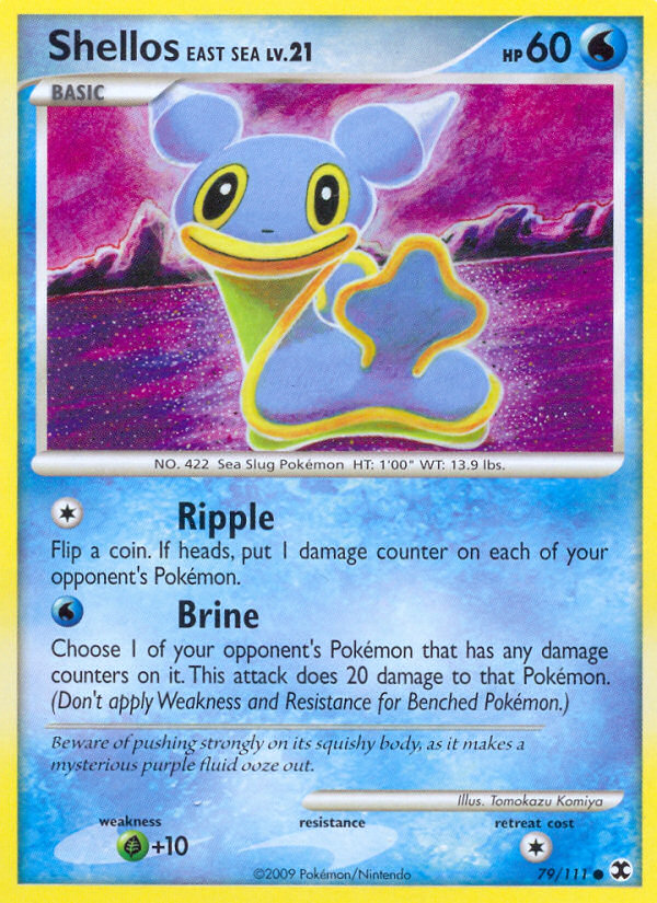 Pokemon | Shellos East Sea (79/111) [Platinum: Rising Rivals] | The Nerd Merchant