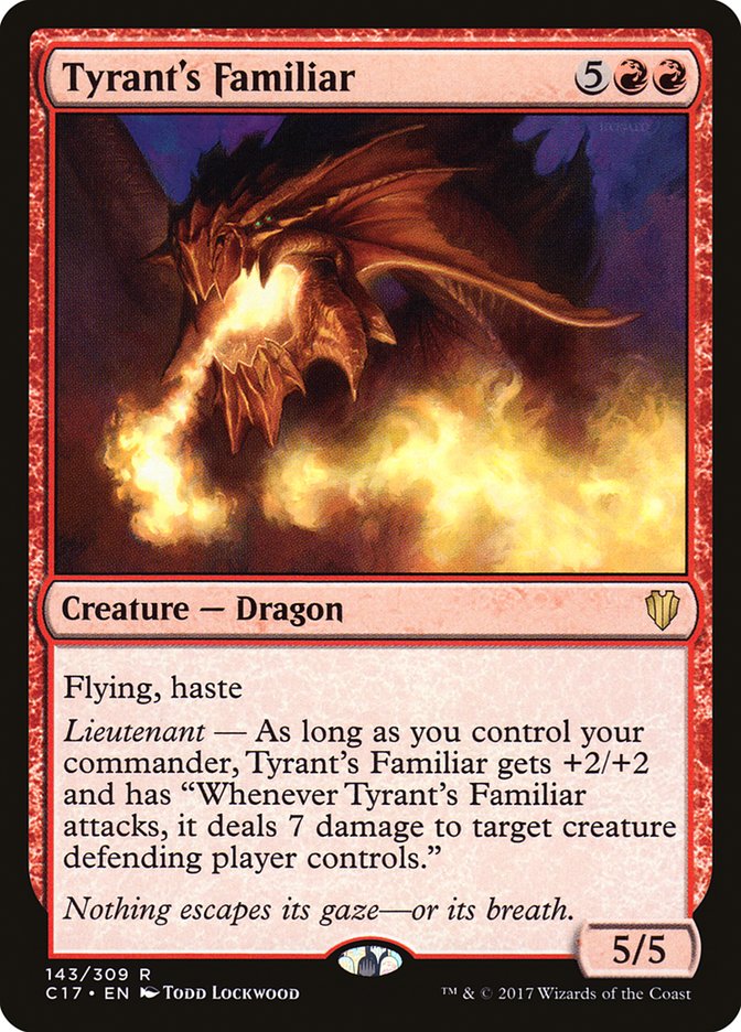 Magic | Tyrant's Familiar [Commander 2017] | The Nerd Merchant
