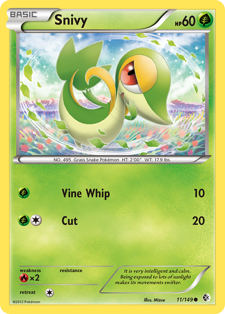 Pokemon | Snivy (11/149) [Black & White: Boundaries Crossed] | The Nerd Merchant