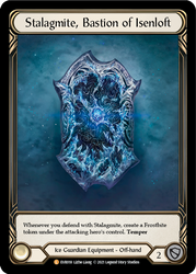Flesh and Blood TCG | Stalagmite, Bastion of Isenloft [EVR018] (Everfest)  1st Edition Cold Foil | The Nerd Merchant