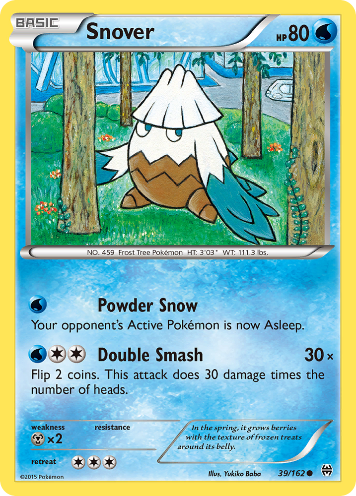 Pokemon | Snover (39/162) [XY: BREAKthrough] | The Nerd Merchant