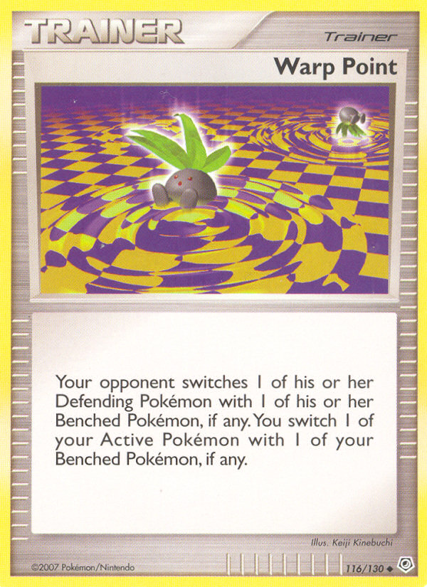 Pokemon | Warp Point (116/130) [Diamond & Pearl: Base Set] | The Nerd Merchant