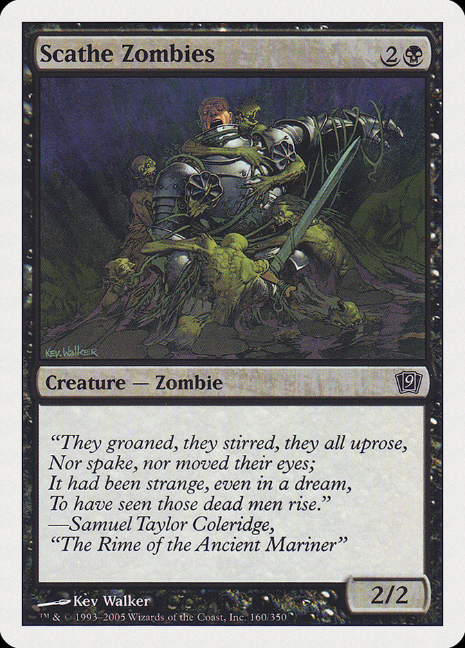 Magic | Scathe Zombies [Ninth Edition] | The Nerd Merchant