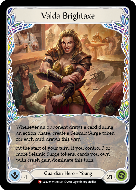 Flesh and Blood TCG | Valda Brightaxe [EVR019] (Everfest)  1st Edition Normal | The Nerd Merchant