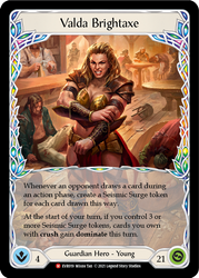 Flesh and Blood TCG | Valda Brightaxe [EVR019] (Everfest)  1st Edition Normal | The Nerd Merchant
