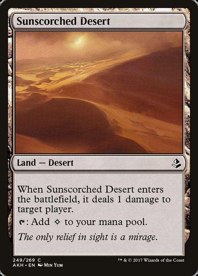 Magic | Sunscorched Desert [Amonkhet] | The Nerd Merchant
