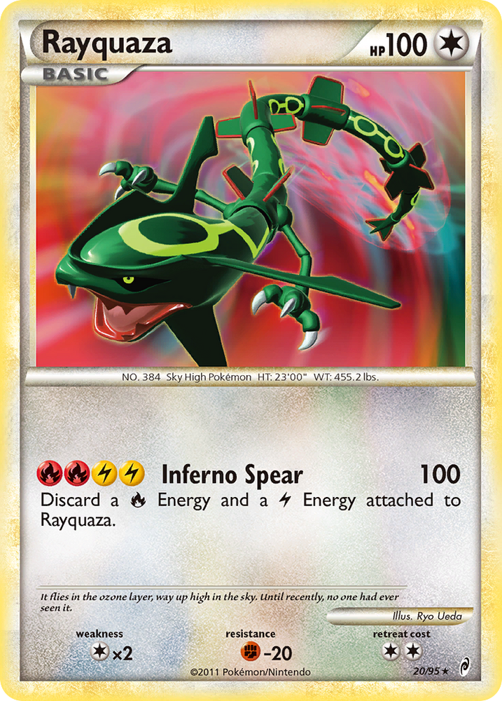 Pokemon | Rayquaza (20/95) [HeartGold & SoulSilver: Call of Legends] | The Nerd Merchant